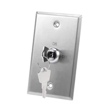 Key Switch Lock On/Off Exit Switch Door Release DPST for Access Control 2 Keys