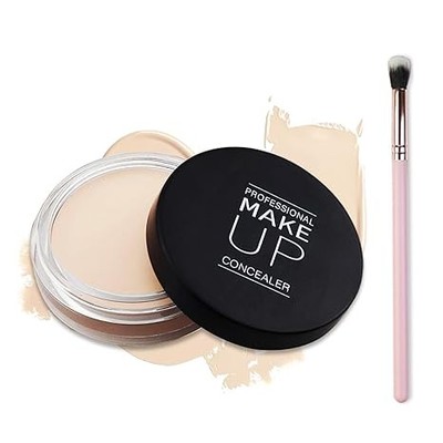 Cream Concealer Makeup Palette Matte Full Coverage Concealer with B0CJ8T4LLB