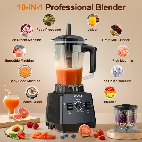 Professional Blender,Smoothies Blenders, Max.2400Watts/1000Watts Blender and ... - Picture 5 of 9