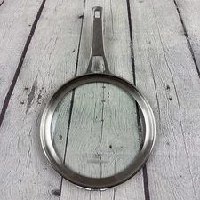 CALPHALON Premier Space Saving Flat Glass Lid For 8" Fry Pan Skillet