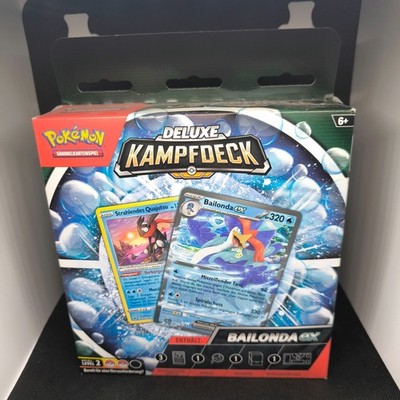 Pokémon Deluxe-Kampfdeck Bailonda-ex Neu & OVP