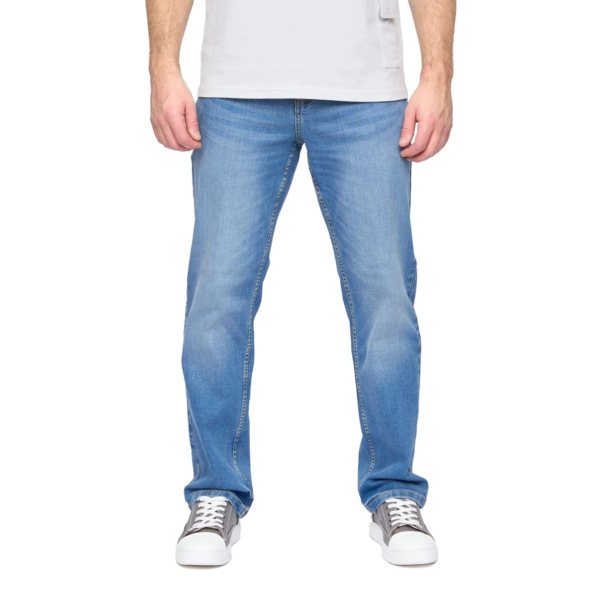 Duck and Cover - Jean décontracté coupe slim pour homme, Hydras / Mid Wash, 30 W/30 L