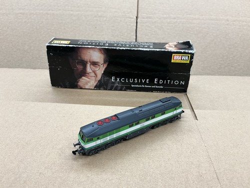 BRAWA SPUR N DIESELLOK BR 232 BAUREIHE GRÜN & WEISS 1302 FUNKTIONSTÜCHTIG! | Condition: Used