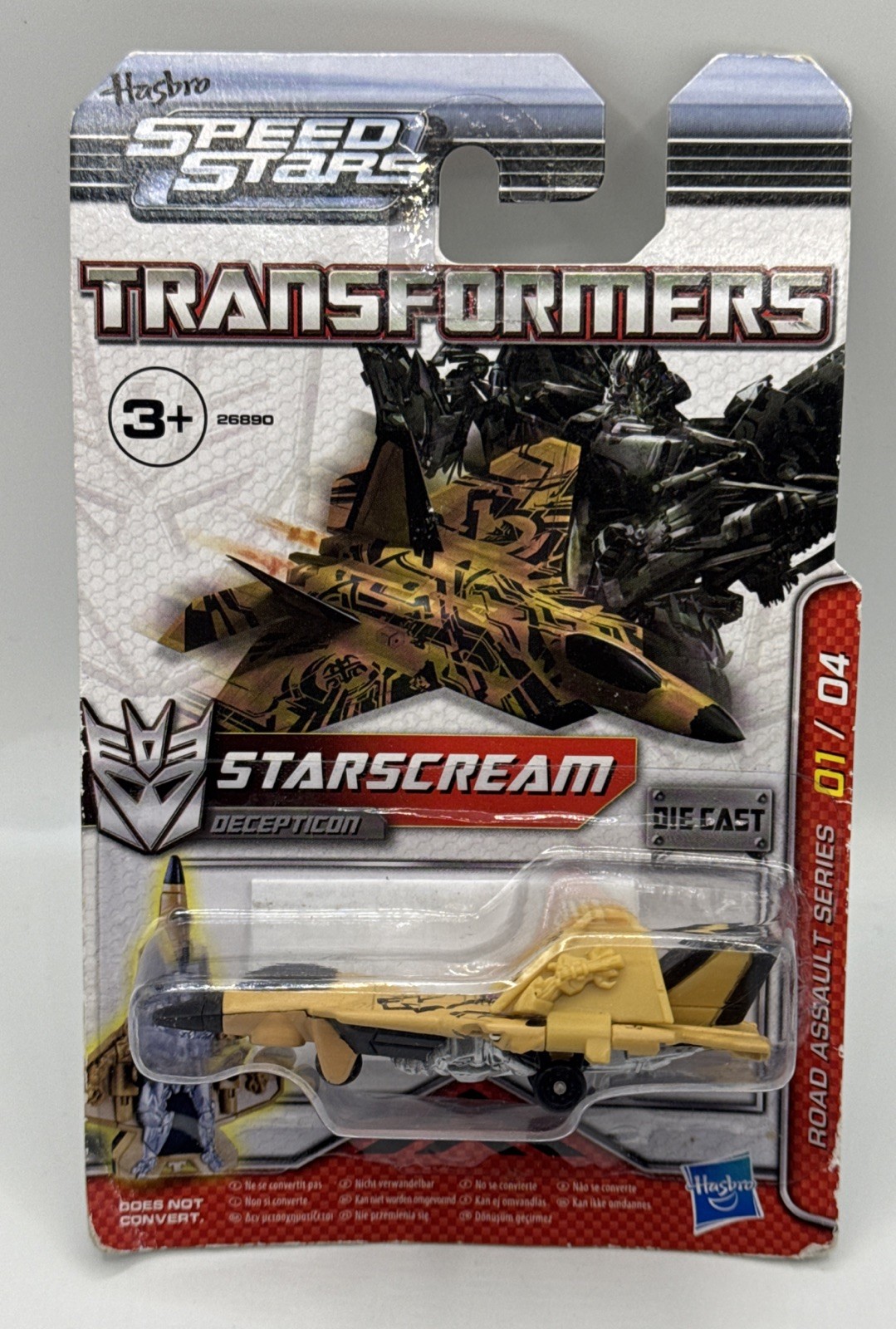 Transformers Speed Stars Starscream  Plane Hasbro 2010
