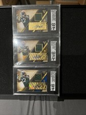 Davante Adams Lot Of 3 Autographed Relic Cards /25, /10, /99 Player Worn