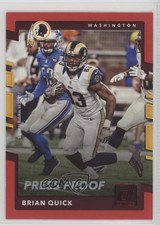 2017 Panini Donruss Press Proof Red Brian Quick #244 2f4