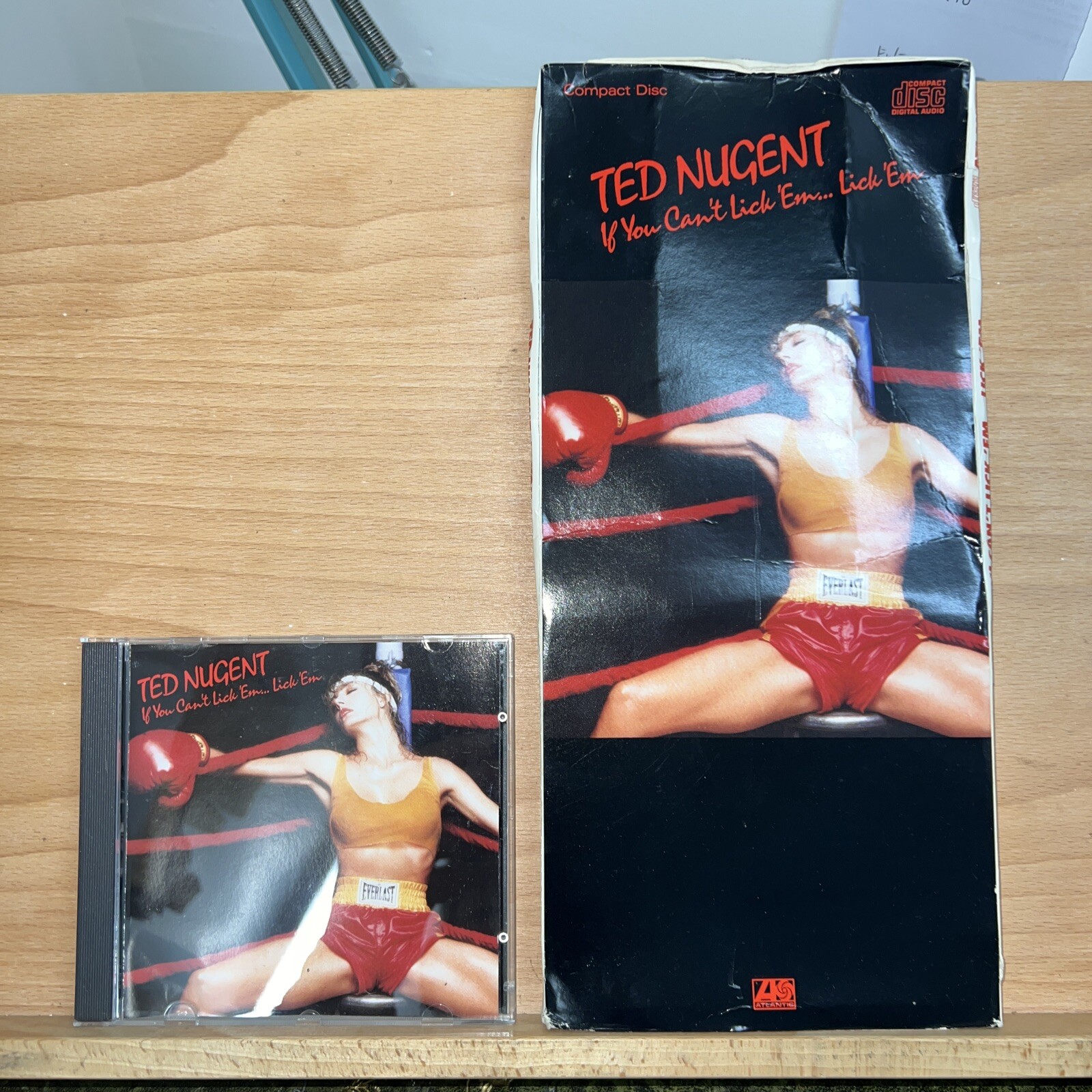 If You Can't Lick 'Em...Lick 'Em (CD 2001) TED NUGENT  original long box package