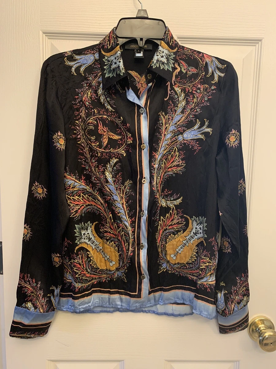 roberto cavalli button down
