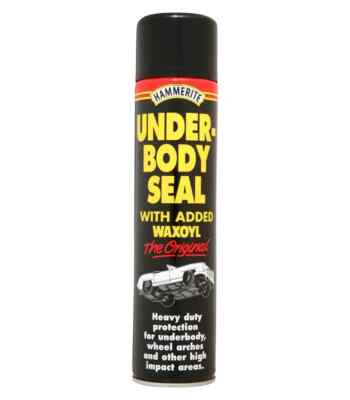 Hammerite Unterbodenversiegelung mit Zusatz von Waxoyl Rostschutz 600ml Aerosol