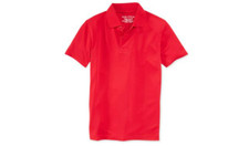 NWT Nautica Little Boys Short Sleeve Performance Stretch Polo - Red