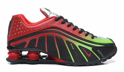 nike shox black and red