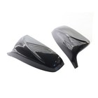 M Style Door Side Mirror Cover Cap Carbon Fiber For BMW X5 X6 E70 E71 2007-2013