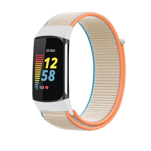 For Fitbit Charge 5 6 Nylon Sport Loop Band Strap Wrist Bracelet Replacement - Picture 7 of 42