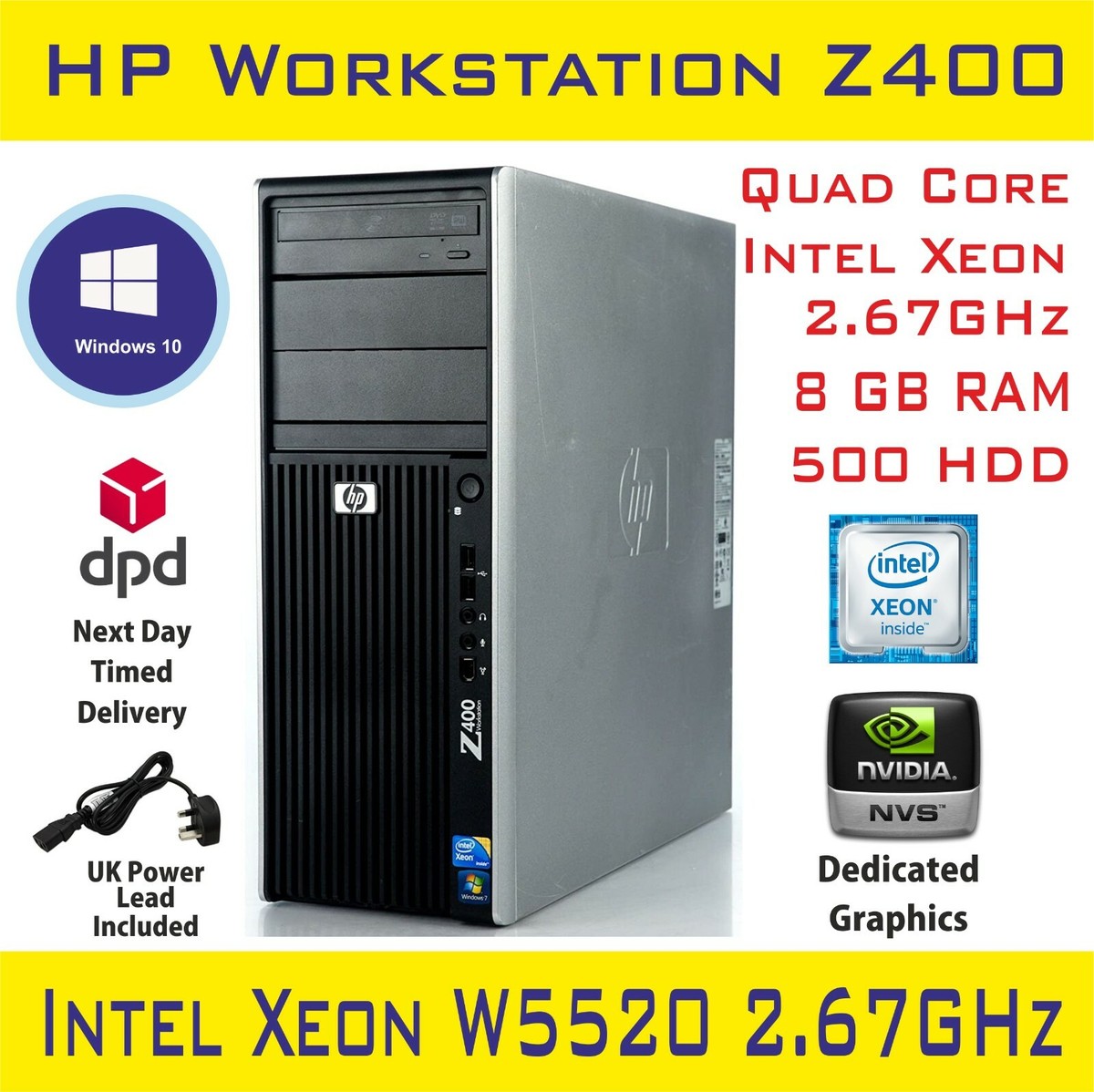 HP Z400 メモリ8GB SSD windows11 XeonCPU HP Z400 メモリ8GB