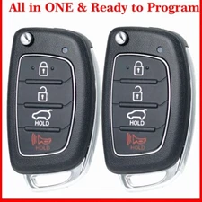 2 Replacement for Hyundai Sonata 2015 2016 2017 Remote Flip Key Fob TQ8-RKE-4F16