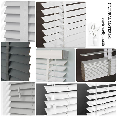 Holzimitat Jalousie 50 mm Lamelle Holzimitat Fensterjalousie Easy Fit Home Office
