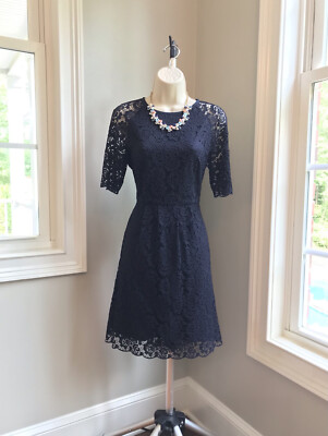 Madewell Short Sleeve Navy Blue Lace Dress - Womens 2 Worn Once | eBay Madewell Short Sleeve Navy Blue Lace Dress - Womens 2 Worn Once | eBay