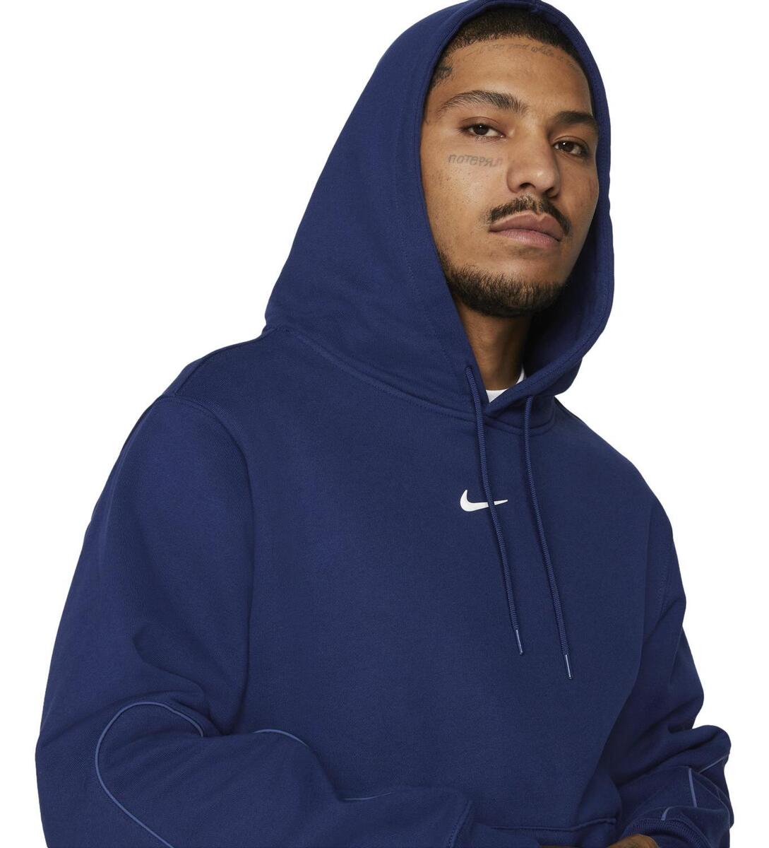 Nike x Drake NOCTA Cardinal Stock Hoodie 'Blue Void/White Nike x Drake NOCTA Cardinal Stock Hoodie 'Blue Void/White