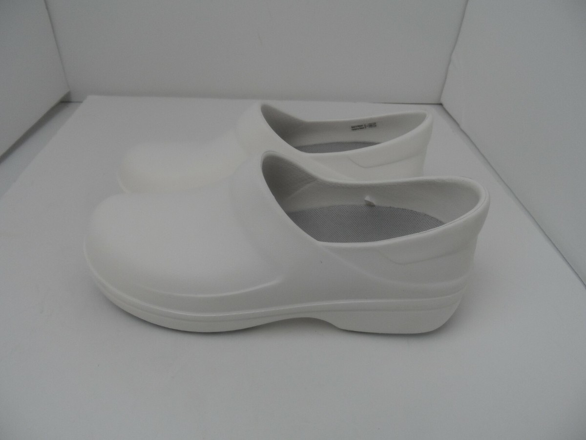 CROCS Shoes White Dual Croc COMFORT Foot Pad Inserts CLOG Style SIZE W