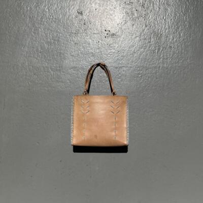 miu miu ベージュ レザー ハンドバッグ1990s archive miu miu ベージュ レザー ハンドバッグ1990s archive - メルカリ