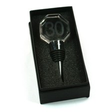 Bouchon de bouteille en verre épais 30e anniversaire bar boissons boîte cadeau anniversaire 580-521