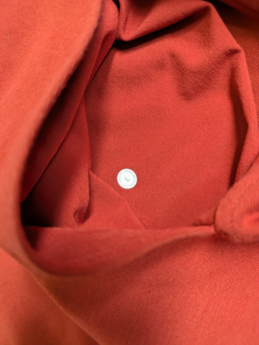 Felpa Lululemon City pullover con cappuccio French Terry rosso ruggine uomo grande arancione - Foto 2 di 7