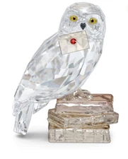 NIB Swarovski Harry Potter Hedwig Symbol Of Wisdom Crystal Figurine #5585969