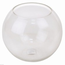 Large Fish Bowl Bubble Bowl Glass Table Centrepieces Gold Fish Clear Tank Vase