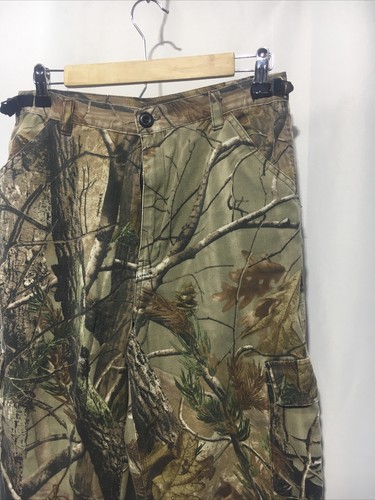 Vintage Liberty Realtree Camo Pants Youth XL Hunting Fishing Cargo Pockets - Picture 2 of 7
