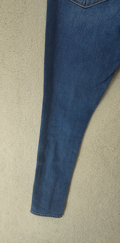 Levis 721 Women Jeans 27 Blue Cotton Blend Distressed Regular Fit Skinny Denim - Bild 16 von 23