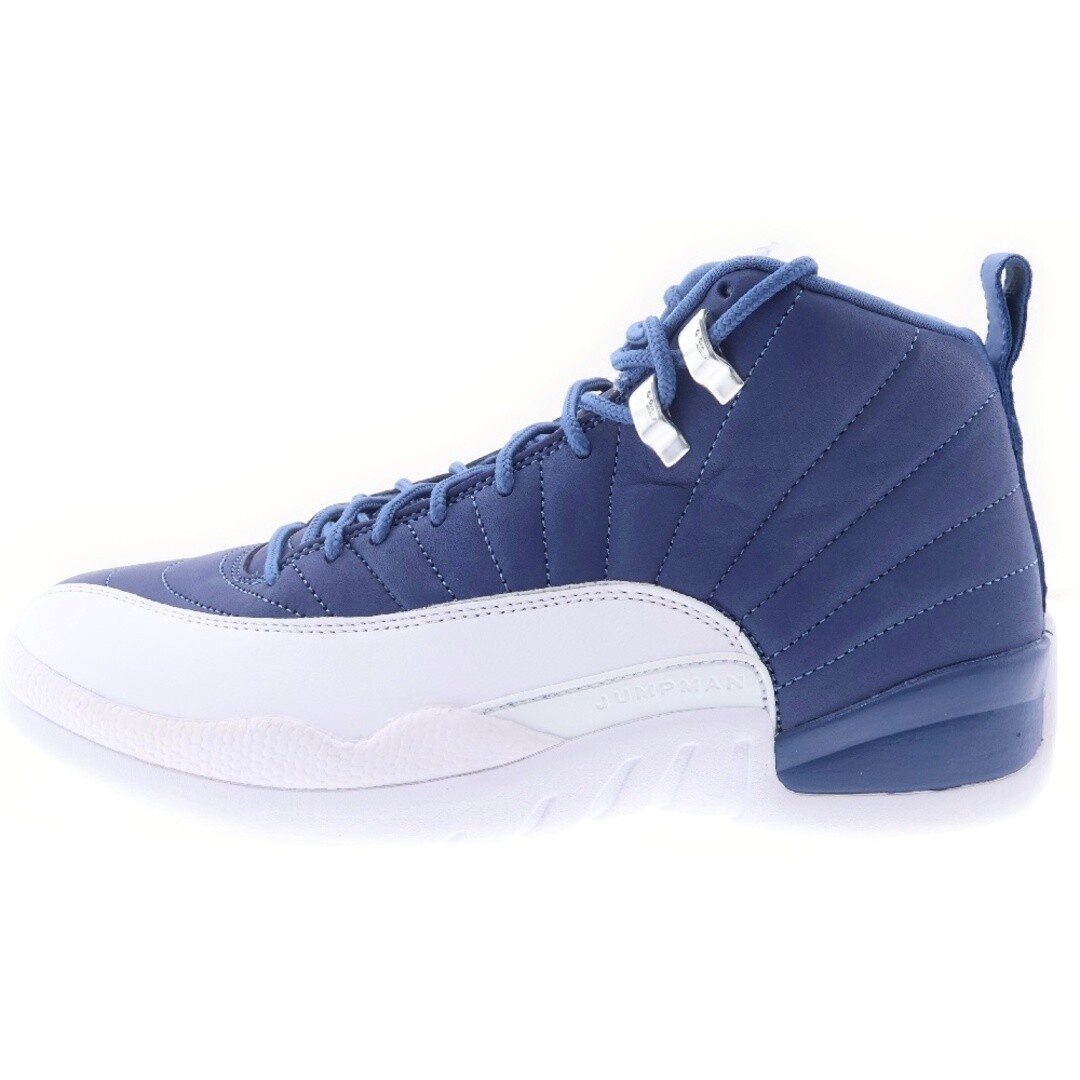 retro 12 navy blue and white