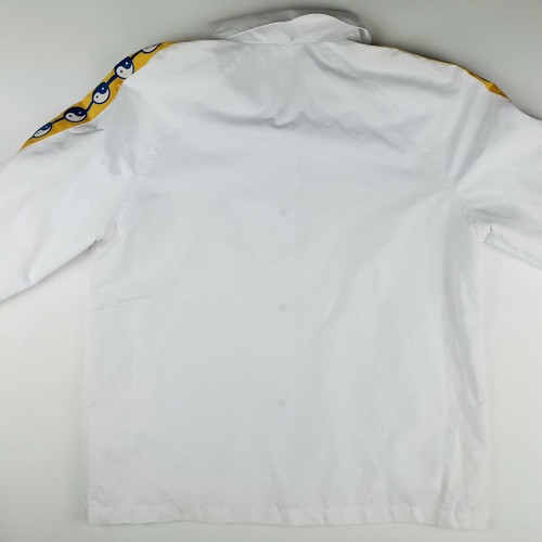 SUPER COOL EMPYRE SPRING JACKET ZEN YIN YANG WHITE MESH LINED MEDIUM - Picture 3 of 5