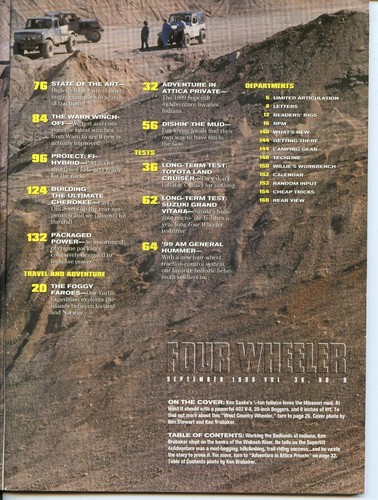 Four Wheeler Magazine September 1999 How to cure Vibration, 10 Antivibe Parts - Picture 3 of 3