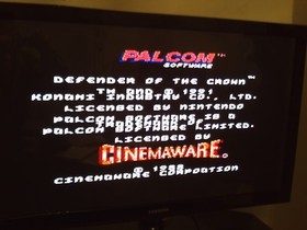 DEFENDER of the CROWN - seltenes Nintendo NES-Spiel