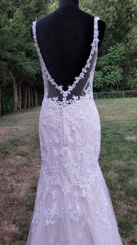 wedding dress size 12 color ivory designer Essense of Australia - 第 12/12 張圖片