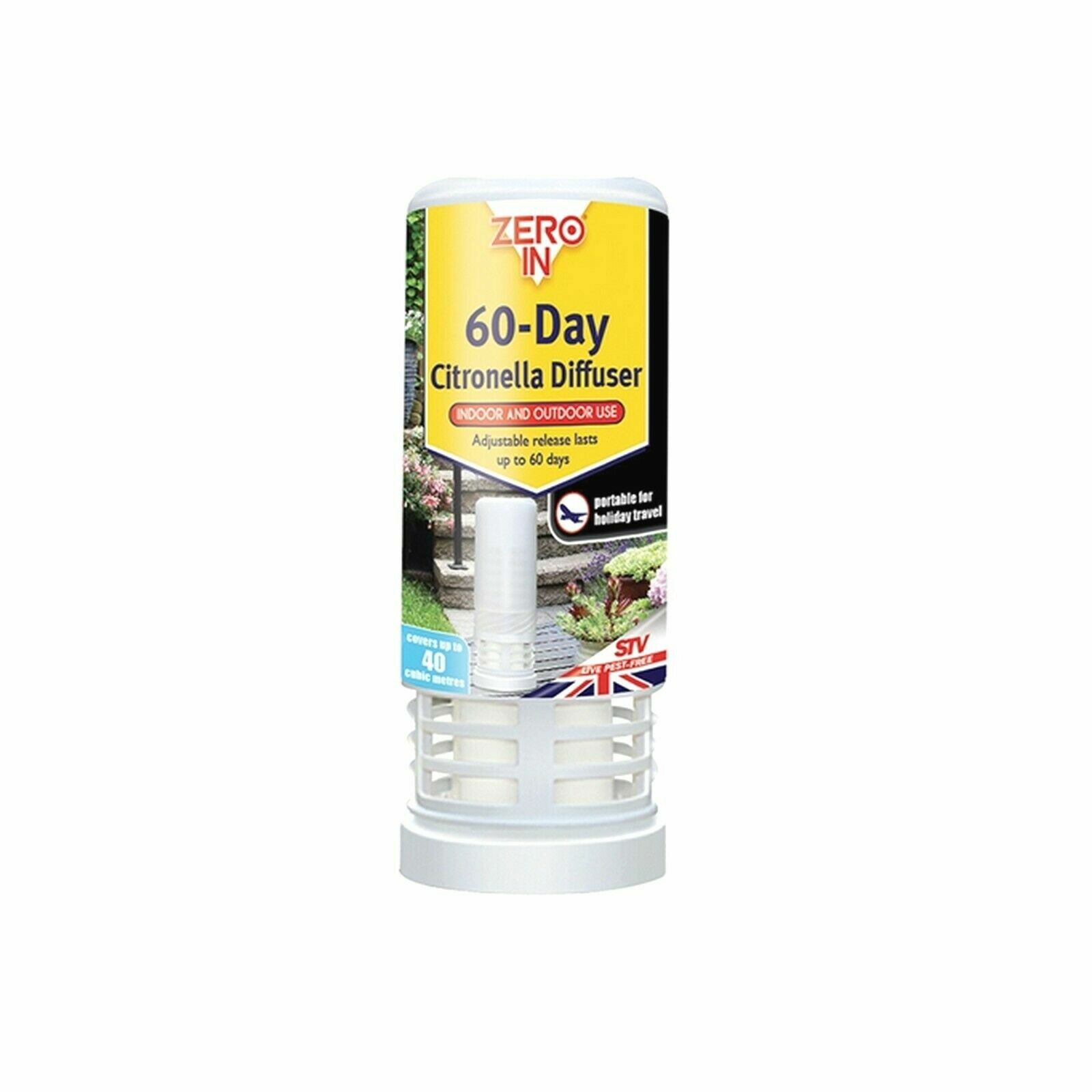 60 Day Citronella Diffuser Indoor And Outdoor Use Fly Insect Killer Repellent