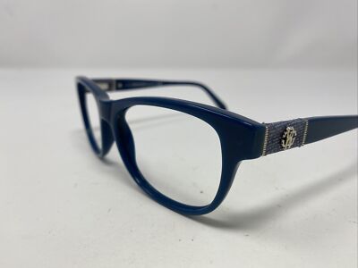 Roberto Cavalli Italy Huahine 688 092 54-16-140 Blue Eyeglasses Frame GO00 Roberto Cavalli Blue Eyeglass Frames for sale | eBay main image 4