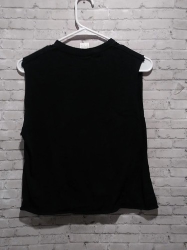 DAREDEVIL Tattoo NYC Womens Sm Black T Shirt New York City Crop Sleeveless Top - Picture 4 of 5