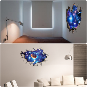 3dspace Milky Way Planet Removable Vinyl Sticker Mural Decal Art