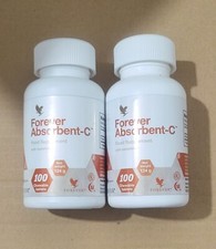 2x Forever Absorbent-C 100 tablets *FREE 48hr DELIVERY* *BEST DEAL*