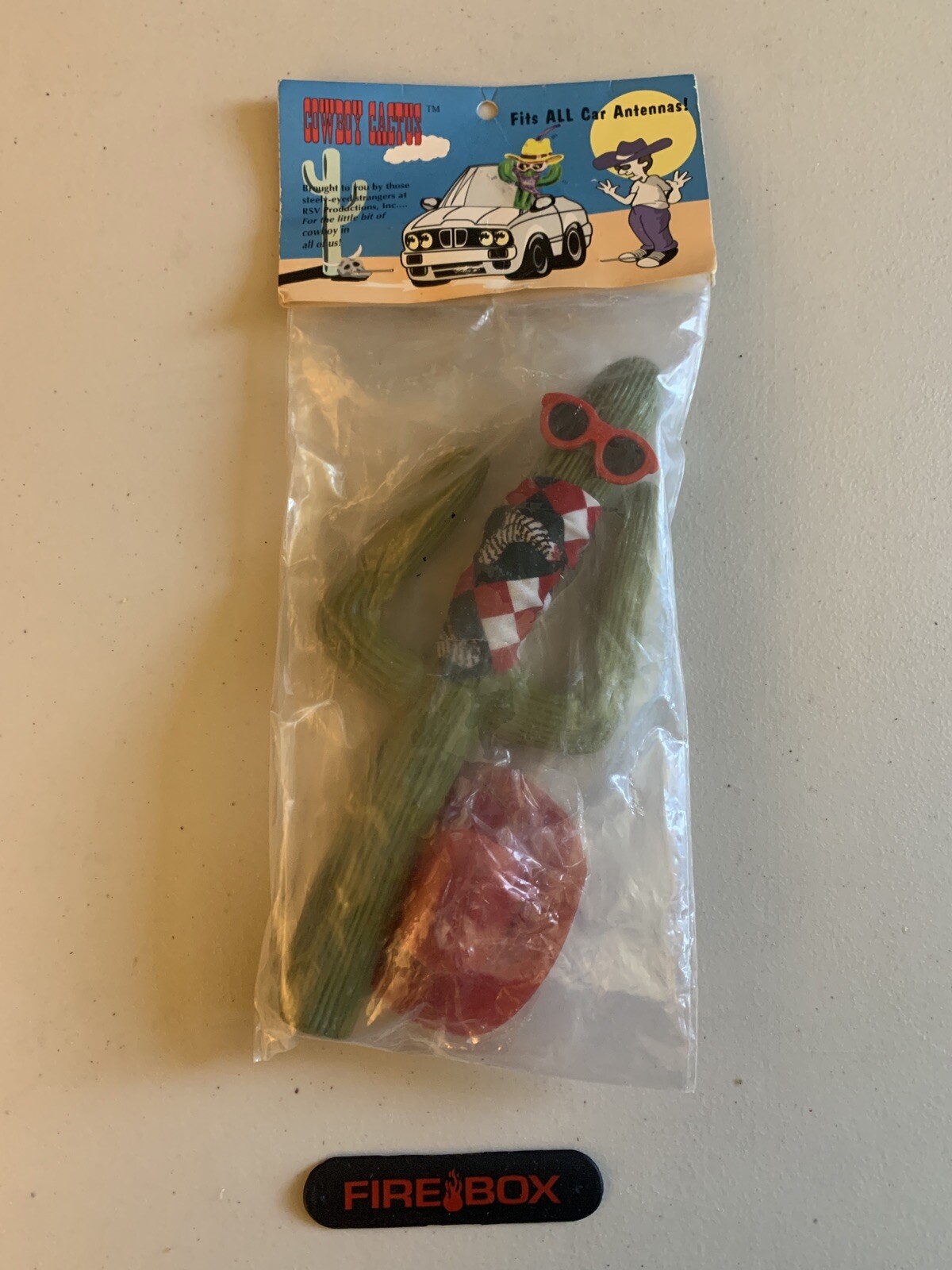 Vintage Cowboy Cactus Antenna Topper RSV Productions NOS Sealed Red Glasses eBay