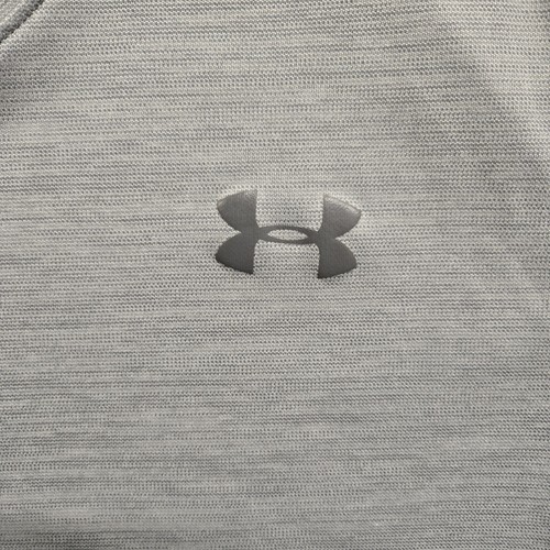 3 Under Armour T Shirt Men's Medium UA Collegiate Branded Red/ 2 V Neck Gym Gray - Picture 16 of 18