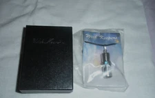 Axicon sterling silver Wish Keeper or cremation necklace aquamarine stone