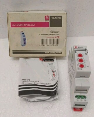 EKF PROXIMA AUTOMATION TIME RELAY RT-10 FREE DELIVERY