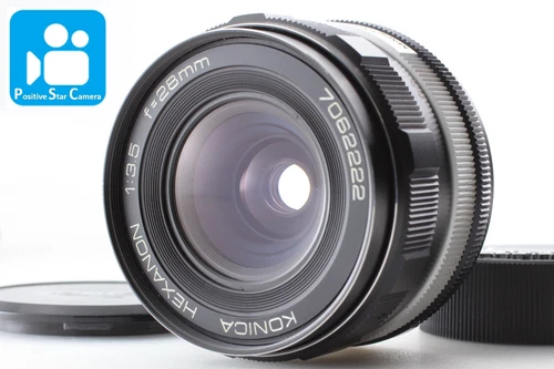 [MINT] Konica Hexanon AR 28mm F/3.5 Wide Angle Lens From JAPAN