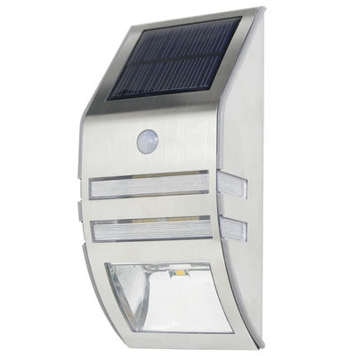1-PCS Dual-LED Solar Powered Motion Sensor Light Wall Garden Lamp outdoor Bright