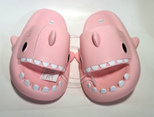 Women's Shark Cloud Slippers Summer Open Toe Slide Sandals Anti Slip Size 9/10