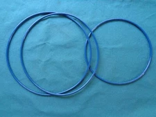 3 BLUE MAX ROUND DRIVE BELTS FOR FANCICARD PAT GREEN CARDER