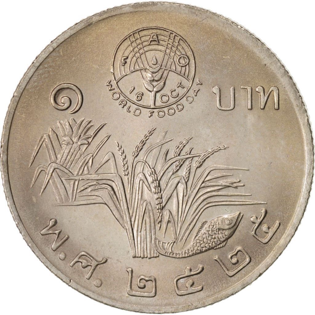 Thailand | 1 Baht Coin | World Food Day | Y:157 | 1982 | eBay