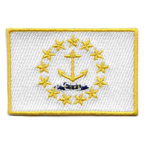 Rhode Île Patch State Drapeau Brodé à Repasser
